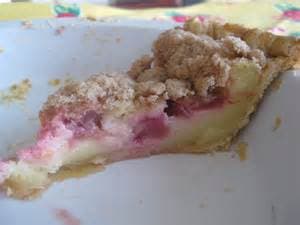 Rhubarb Sour Cream Pie