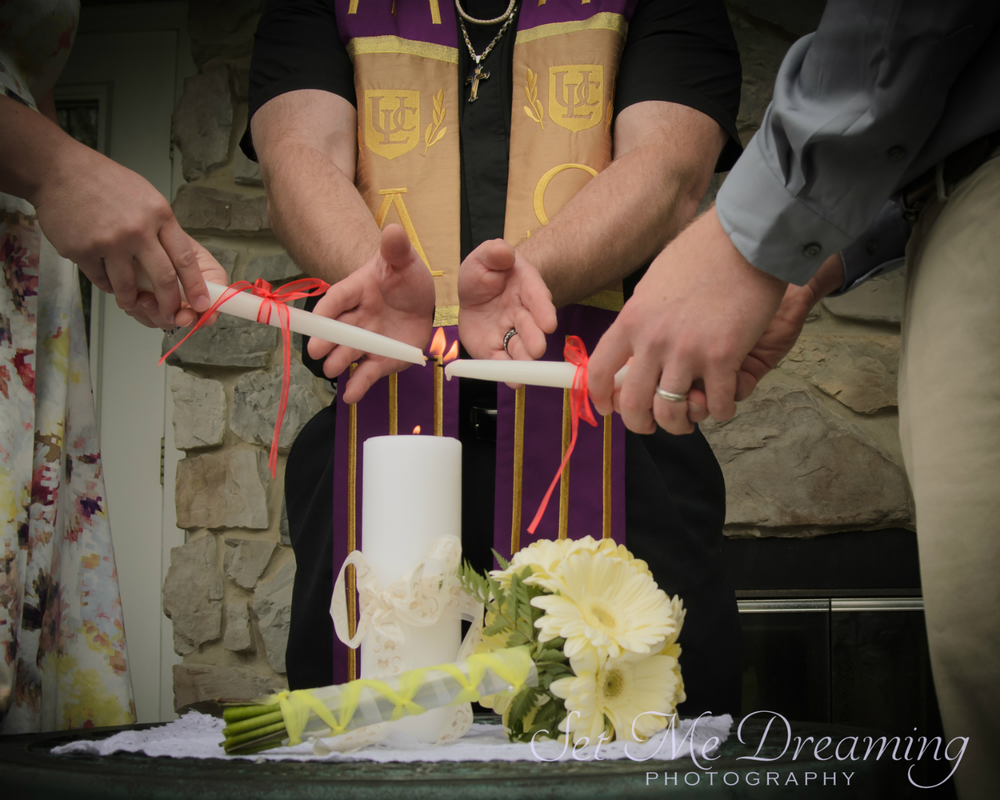 Wedding Ceremony at Westwynd Farm