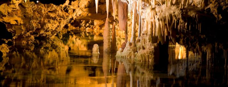 A stalactite cavern