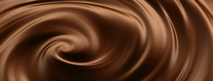 A swirl of chocolate
